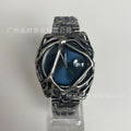 Y2K Year Original y2k Unique-Shaped Spider Web alabaster Western Premium Unisex Hip-Hop Waterproof Watch
