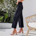 Retro High Waist Loose Wide Leg Straight Leg Pants