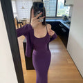 Two-Piece Mermaid Camisole Dress + Stretch Bodycon Skirt Set
