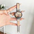 Fits Huawei watchgt4 / 5 Watch Band Summer New gt7 Metal Leather Trim watch4 Watch Band Women