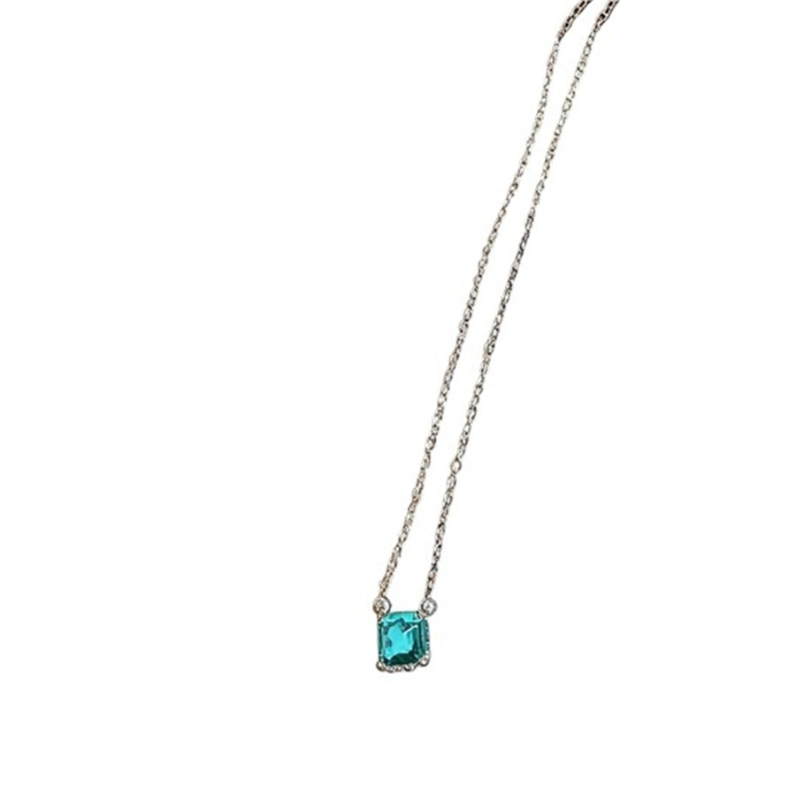 Sparkling Zircon Jewelry Set – Necklace, Bracelet and Earrings - view 5