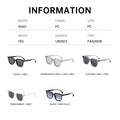 Simple Polygon Stud Sunglasses 2025 New Overseas Personality Unisex Driving Beach Square Sunglasses Drop Ship