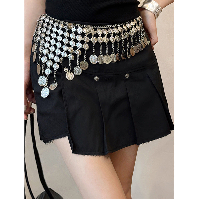 Portrait Tassel Bell Waist Chain - view 4
