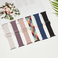 For Apple watch Apple Watch Nylon Adjustable Day Lettering Clasp Woven Band Woven Nylon Band