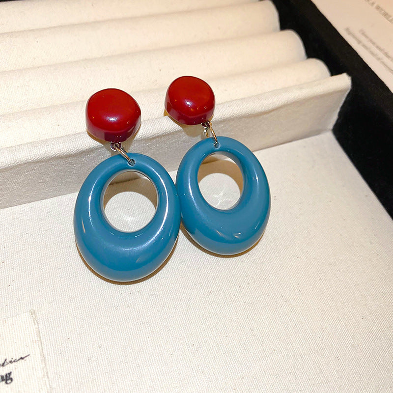 Oversized Pleated Flower Clip-On Earrings - view 10
