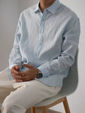 Nengmeng Linen Texture Loose Cooling Shirt