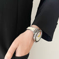 Fits Huawei watchgt4 / 5 Watch Band Summer New gt7 Metal Leather Trim watch4 Watch Band Women