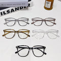 Korean Anti-Blue-Light Photochromic Glasses Women Influencer Big Frame Stylish Prescription Glasses Frame Bare Face Slender Plano