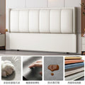 new bedside soft cushion modern home 2025 solid wood light luxury soft bag back panel thin backrest