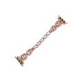 Fits Apple watch Apple Band Pair Heart Metal Rhinestone Apple Watch Band Overseas Pro Supply