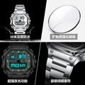 POEDAGAR New Digital Watch Multifunction Chronograph Time Sports Steel Band Mens Watch Live Export Bestseller Watch