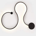 Postmodern minimalist wall lamp Nordic creative led bedroom home bedside decoration indoor wall lamp living room
