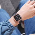 Fashionable Watch Unisex Couples Student Light Luxury Elegant Niche Design Preppy Forest Style Young Simple Watch