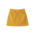 Fall-Winter Fashion Elegant Petite High Waist Skirt + Short Skirt