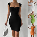 Women's Sleeveless Knit Bodycon Party Dress