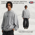 ARTIE Unisex Fall/Winter Brushed Loose Fit Crew Neck Side Pockets Hoodie - Warmth