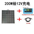Monocrystalline silicon semi-flexible solar photovoltaic power generation panel RV vehicle charging 12V24V lead-acid lithium battery panel