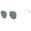 Retro Round 3447 Color Coating Sunglasses Western Fashionable Trendy Metal Sunglasses Ocean Lens Glasses