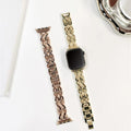Fits Apple watch Apple Band Fashionable Twist Rhinestone Metal Apple Band