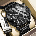 Swiss Brand Quartz Watch Waterproof Multifunction Glow Fashionable Mens Watch Live Export Bestseller Drop Ship