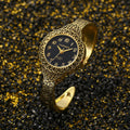 2024 New CANSNOW Bangle Watch Retro Gold Color Silver Watch Quartz Bracelet Western Southeast Asia Womens Watch