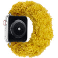 For appleiwatch Watch Band s87 Overseas Spring/Fall Winter Stretch Hair Tie Soft Cloud Fleece Fuzzy Band