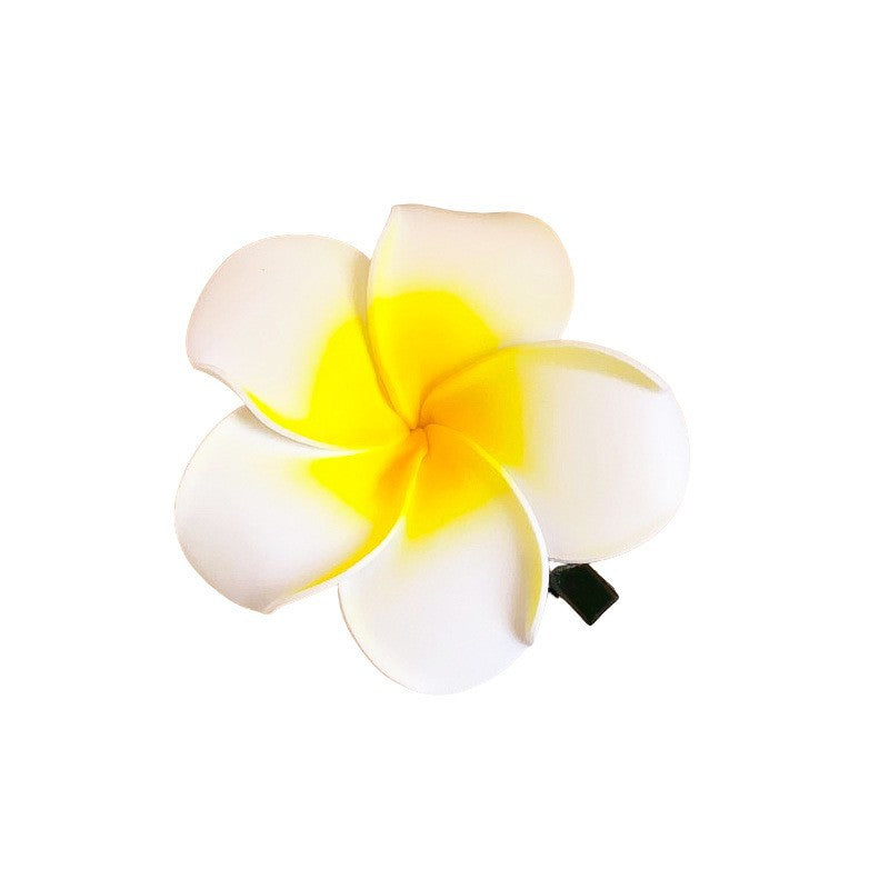 Summer Plumeria Flower Hair Clip - view 5