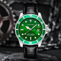 PINTIME / Item Time TikTok Kuaishou Live Bestseller Submariner Style Men Belt Watch Date Waterproof Quartz Watch