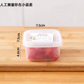厨房冰箱收纳盒食品级冷冻专用保鲜盒厨房分格整理密封冻肉盒抗菌
