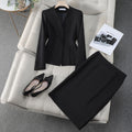Professional Formal Blazer + Skirt Set
