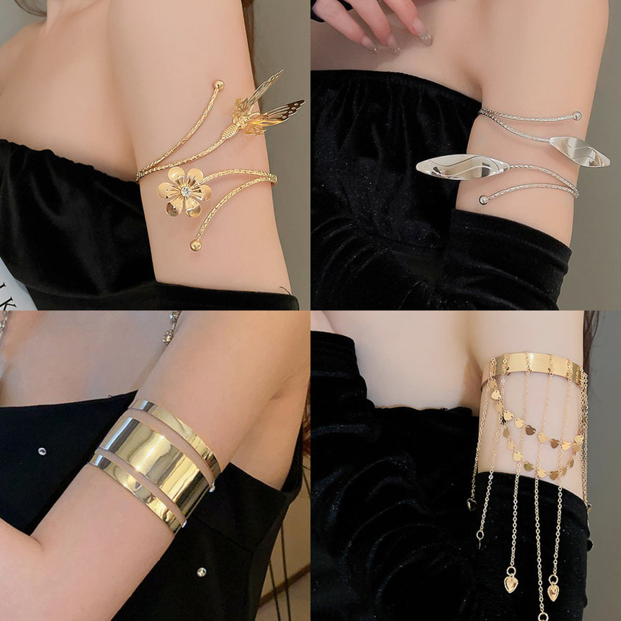 Double-Layer Openwork Cuff Bracelet - view 2