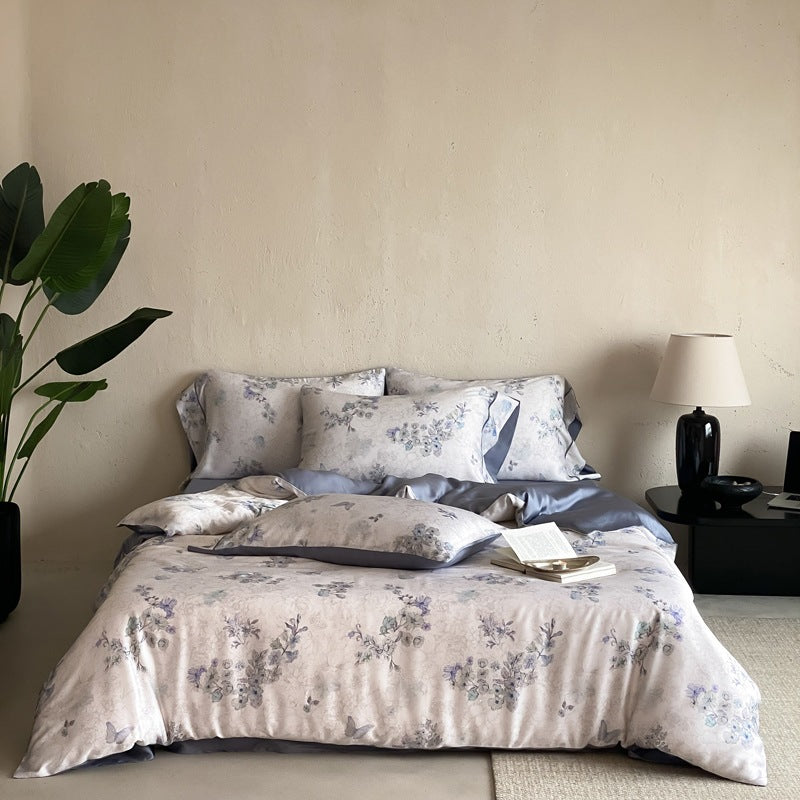 Pink Dream Butterfly Tencel Lyocell Cooling 4-Piece Bedding Set - view 4