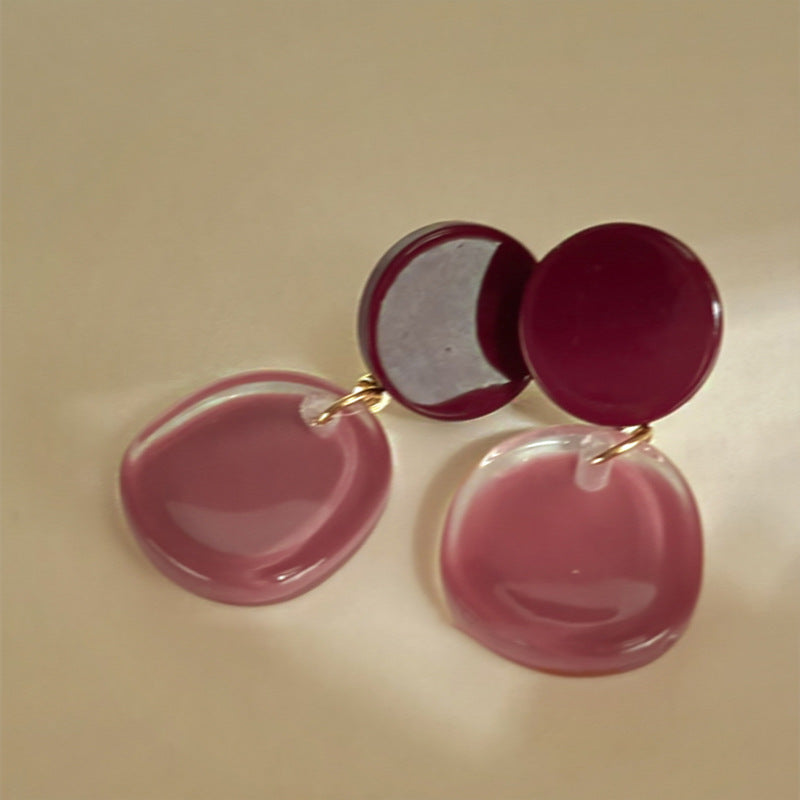 Gradient Jelly Flower Stud Earrings - view 7
