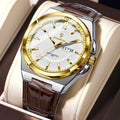 Swiss Brand Waterproof Mens Watch Trendy Casual Glow Formal Watch Live Export Bestseller Drop Ship
