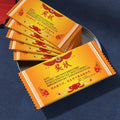 customized aviation wet wipes, hotel takeaway wipes, small package of business wipes, individually p