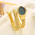 Overseas Bestseller Export Watch In Stock Supply Woven Cross Band Snake Head Bangle Watch Women Light Luxury Niche