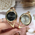 2024 New Cross-Border New Hot Sale Women Bangle Quartz Watch Rose Gold Simple Fashionable Watch