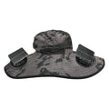 solar fan hat square outdoor camouflage big brim hat uv protection sunshade mountaineering hat