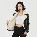 Women's Fashion Lined Cropped Jacket 2026 | Trendy Jacket - Black