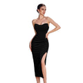 Women's Strapless Slim Fit Sexy Evening Gown Party