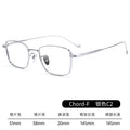 Beesfen 8g Gold Silk Pure Titanium Glasses Frame chordf Formal Simple Frame Si Pattern Retro Full-Frame Wholesale