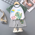 Women's Summer Cotton Short Sleeve Set 2026 | 2 Piece Outfit Set - Orange