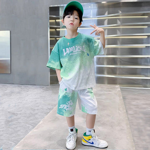 Boys' Starry Sky Print Sports Set