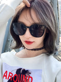 2024gm Sunglasses Driving Glasses Influencer Style Unisex Sunglasses Trendy Fashionable Cat-Eye UV-Proof Sunglasses