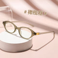 Retro Oval Round Book Nerd Presbyopia Glasses Overseas Western Premium Fashionable Older Adults One Single Vision Reading Glasses