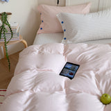 Light Pink Fine Stripe