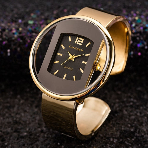 AliExpress Export Fashionable New Ladies Watch Steel Band Bangle Korean Trendy Student Quartz Watch