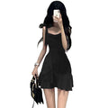 Hot Girl Red Camisole Short Dress, Fitted Design