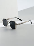 Metal Punk Men Sunglasses Premium Face-Slimming UV-Proof Personality Sunglasses Personality Breeze Trendy Sunshade Glasses