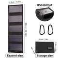 Solar folding bag USB charger camping power mobile phone 40% off 50% off power generation photovoltaic panel 5V10W12W20W